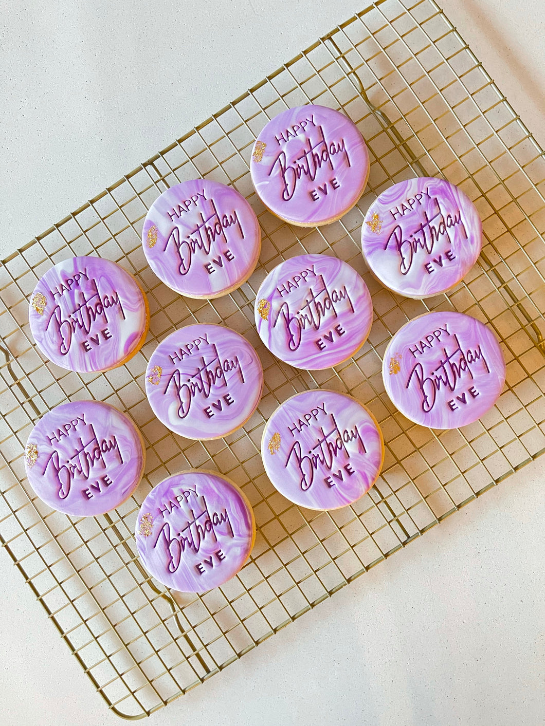 CUSTOMISED MARBLE SUGAR COOKIES